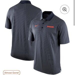 Nike Dri-Fit Syracuse Orange Striped Team Performance Polo